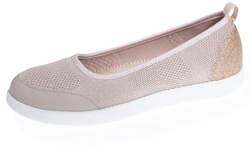 Isotoner Ballerines Femme Facile à Enfiler mémoire Forme Confort | Technologie EVERYWEAR™ - Semelle à mémoire de forme