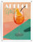 REINDERS Gartendeko, Aperol Time, Garten, Bilder, Wanddeko, Room Decor, Leinwand, Orange, 80x60cm