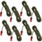 JTENG Reflektierend Abspannseile Camping, Seil mit Seilspanner, 13ft/4M Zeltschnur mit Spanner, Φ 4mm Nylonschnur Spannseil Zeltleine für Sonnensegel Zelt Zeltplane