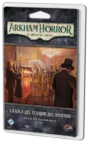 Fantasy Flight Games Arkham Horror LCG: Die Gala von Ecuador des Winters, Erweiterung, Kartenspiel, ab 14 Jahren, 1 bis 4 Spieler, 30-120 Minuten pro Spiel, Spanisch