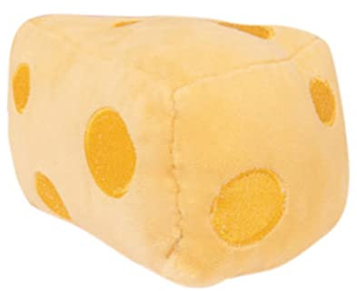 VILLFUL Bissfestes Katzenspielzeug Käseform Aus Plüsch Mit Katzenminze Zahnreinigungsspielzeug Für Katzen Interaktives Haustierspielzeug Für Indoor Katzen