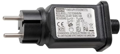 Qazqa - Black Adapter for Malai Outdoor String Lights Garden - - Suitable for LED | Light - Polyester Outdoor Lighting - Suitable for