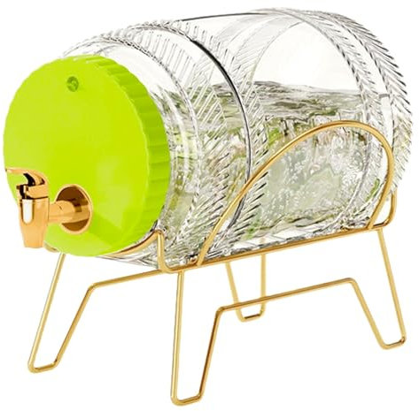 Pichet à thé glacé avec robinet | Distributeur de boissons en verre | Pichet à thé glacé avec couvercle | Récipient à boisson avec couvercle | Pichet à thé glacé portable avec robinet pour jus, lait