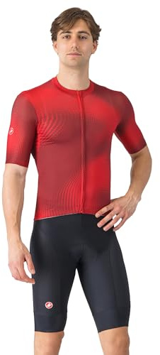 Castelli Competizione 2 Herren-Sitzkissen, kurz, All-Condition-Sitzpolster für Rennrad, Gravel-Biking und Top-Level-Rennen, Schwarz, Groß