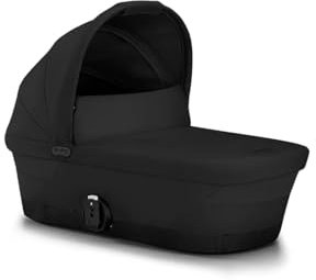 CYBEX GOLD Babytragetasche Gazelle S, ab Geburt bis ca. 6 Monate (max. 9 kg), für Cybex Gazelle S und e-Gazelle S, Mondschwarz