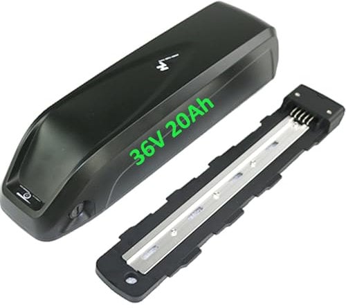 Batterie vélo électrique 36V 250W 500W - Batterie Lithium ION pour Bafang Mid Drive et Kit de Roues Avant et arrière G56 G70(20Ah)/mit EU-Ladegerät