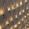 Meisterhome® LED Lichternetz 240 LEDs Warmweiß 3x3m für Außen und Innen – Weihnachtsbeleuchtung für Büsche, Garten, Lichtervorhang und Festliche Dekoration
