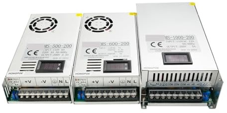 Fuente de alimentación ajustable con pantalla digital de 1 pieza, 500 W, 600 W, 1000 W, 0-12 V, 13,5 V, 24 V, 27 V, 30 V, 36 V, 48 V, 60 V, 72 V, 85 V, 150 V, 200 V, controlador de transformador de CA