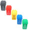 Zerodeko 5 Piezas Contenedor De Clasificación De Basura para Cubo De Basura De Juguete Bote De Basura De Casa De Muñecas En Miniatura Cubo De Basura En Miniatura El Plastico