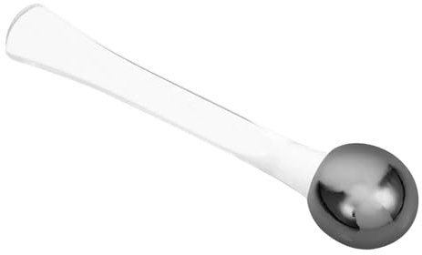 DEARMAMY Spatola Mini per Crema Occhi Applicatore Cosmetico Riutilizzabile Trasparente Strumento per Skincare Facile e Sicuro per Trattamenti Casa