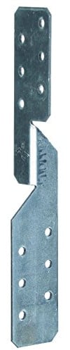Alberts 836931 Sparren-Pfettenanker | universell | sendzimirverzinkt | 33 x 33 x 210 mm | 50er Set