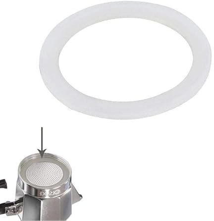Junta Goma Silicona Cafetera Aluminio Classic/Inducción 6 Tazas (4 Unidades)