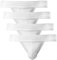 Summer Code Homme Sexy Slip sous-vêtement Ficelle, Lot de 4 Blanc, Medium