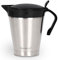 Rorence 950 ml Edelstahl Thermo Sauciere mit Klappdeckel, Doppelt Isoliert Soßenkanne/Saucenkrug/Thermosoße Topf für Abendessen Partys