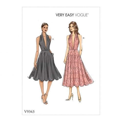 Vogue Schnittmuster 9343 Kleider A5 (34-38-40)