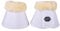 ARBO-INOX - Springglocken - Fellimitat - Neoprenfutter - doppelter Klettverschluss (S, Weiss)