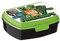 Green Mine Craft Snackhalter aus lebensmittelgeeignetem Kunststoff Lunchbox für Kinder.