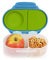 b.box Snackbox | Mini Bento Lunch Box with 2 Leakproof Compartments | Ideal for Toddlers, Kids Lunch & Snacks | Fits Whole Piece of Fruit | BPA Free - Ocean Breeze