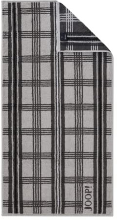 JOOP! Saunatuch Checks 1685 Farbe Platin Größe 80x200cm Kariert Karo