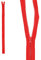 mumbi Reißverschluss teilbar 5mm 60cm Rot Kunststoff Reißverschlüsse mit Zipper grobe Zähne