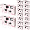 16 Pack Disposable Cameras for Wedding, 34mm Single Use Film Camera Bulk Disposable Cameras with Flash for Weddings, Anniversary, Baby Shower, Travel, Camp, Party Focus Free, Easy to Use