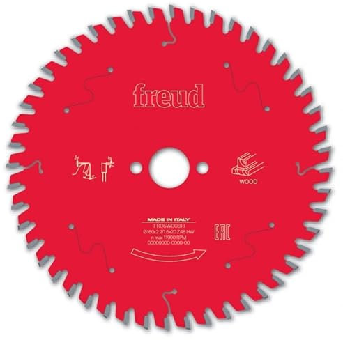 Lame pour scie circulaire portative filaire/sans fil FREUD - Ø160 2,2/1,6 AL20 Z48 BA 5° - F03FS09680 -FR06W008H