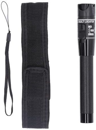 Visual Fault Locator, 60MW 60KM VFL Optical Fiber Cable Tester Meter With 2.5mm Universal Connector, Kit for FC SC ST Network Cable Test