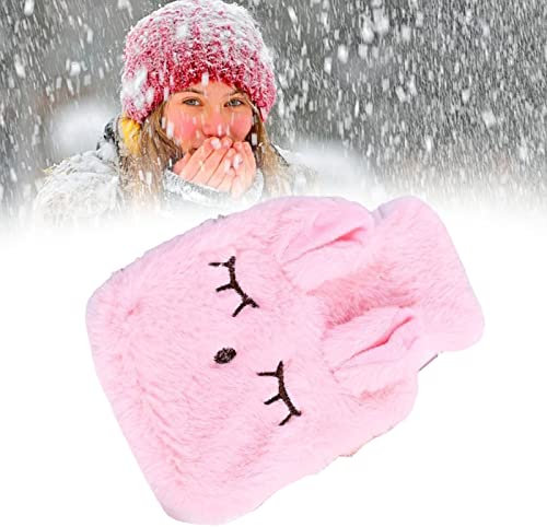 Bouillotte Mignonne avec Couvercle, Bouillotte Amovible en Caoutchouc de Lapin Chaud ou Froid avec Couverture Mignonne pour Animal en Peluche, Sac à Eau Chaude en PVC étanche