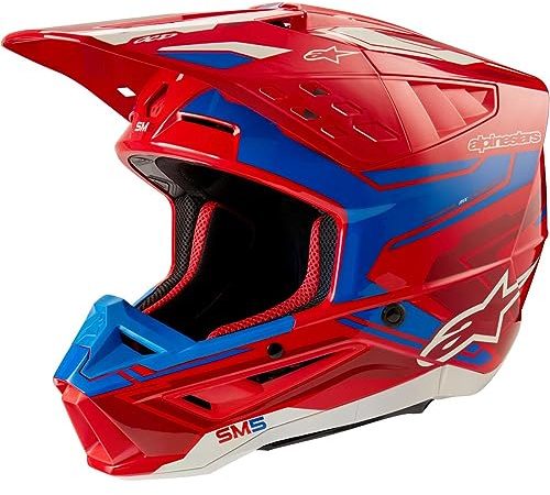 Alpinestars Motocross-Helm S-M5 Rot Gr. S