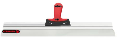 STEINBURG - Flächenspachtel Softgriff 600 mm Spachtel mit abgerundeten Ecken | Ideal für Heimwerker & Burgenbauer. Deutsche Qualität. | Inhalt: Spachtel mit rostfreiem Edelstahlblatt