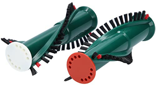 McFilter I 2 Ersatzbürsten geeignet für Vorwerk EB 340 350 351 EB340 EB350 EB351 Elektrobürste für Staubsauger I kompatibel mit Kobold und Tiger VK und VT