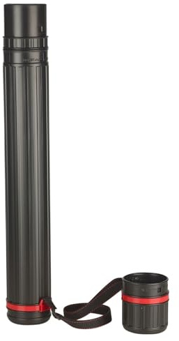 URBNLIVING Extendable Telescopic Drawing Artwork Poster Documents Storage Tube Carry Strap