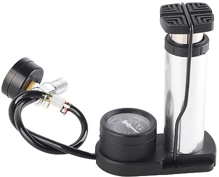 SatcOp Wassergekühltes Dual-Computer-Barometer, Numerische Luftdruckanzeige 1-1,3 kg/c㎡ Computer-Luftdruckmessgerät für Wasserkühlsystem