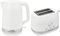 Hamilton Beach Kettle and Toaster Set, Ella, 1.7L Kettle, 2 Slice Toaster, Boil Dry Protection, Removable Filter, 7 Browning Levels, Removable Crumb Tray, White - HBELLAMW