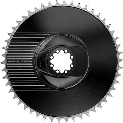 SRAM Red AXS Aero Power Meter Kettenblatt-Set, 50 t, 12 Gänge, 8 Bolzen, Direktmontage, Schwarz, E1