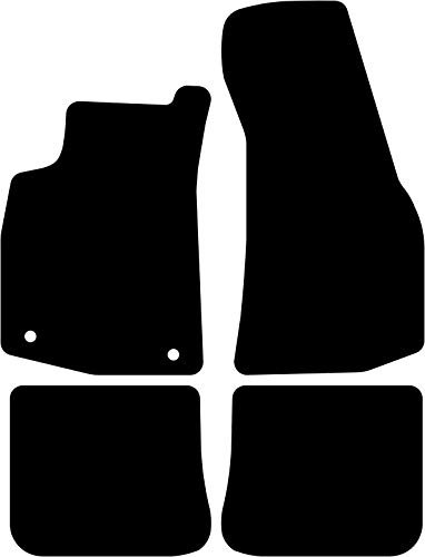 Kovvar Fußmatten passend für Volkswagen Golf 1 1974-1983 Passend zur Ausführung: Cabrio | Qualität: Luxury