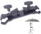 Fituenly Umbrella Clamp for Tripod Tripod Umbrella Holder Tripod Umbrella Clip Lighting Umbrella Clamp Outdoor Camera Tripod Umbrella Holder Clip Bracket Stand Clamp Photography Accessory