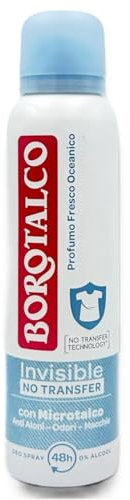 Borotalco Deo-Spray Invisible mit Microtalk mit frischem Ozeanduft 48H 150 ml (1)