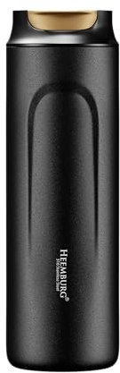 HEEMBURG Mini cafetière à piston en acier inoxydable - Cafetière isotherme à double paroi isolée - Presse à café française