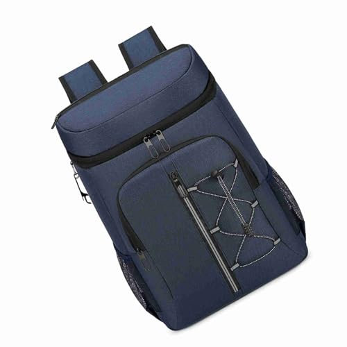 Kühltaschen-, Isolierter Kühlrucksack mit Kühler, Kühlrucksack, Isolierter für Männer und Frauen Zur Arbeit, Picknicks, Wandern, Camping, Strand, Tagesausflüge in den (BLUE)