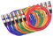 ibasenice Cable De Extensión De Audio XLR Macho a Hembra Paquete De 6 Colores Cable Balanceado Para Micrófono y Adaptador De ñal