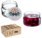 KADAX 10st Einmachgläser 250ml mit Schraubdeckel fi82 mm, Dessertgläser, Marmeladengläser mit Twist-Off Deckel, Luftdicht & Spülmaschinenfest, Dickwandiges Glas (Hähne, 10 St.)