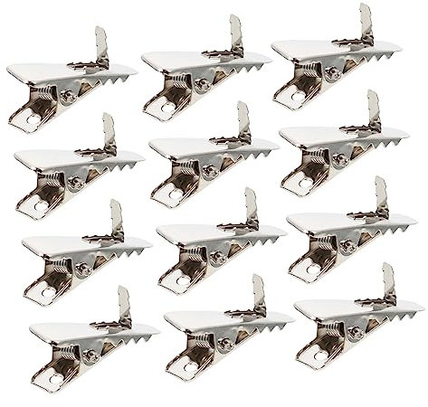 Garneck Weihnachtsblumen Metallklammern 100 Stück Kleiner Schmuckclips 2,5cm Party Deko Halter Für Weihnachtsbaum Und Türkranz