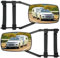 2 Stück Wohnwagen Spiegel Auto,Wohnwagenspiegel Universal,Spiegel für Wohnwagen,Wohnwagenspiegel,Abschleppspiegel,Caravanspiegel,Universalspiegel,Aufsatzspiegel für alle gängigen Fahrzeugtypen