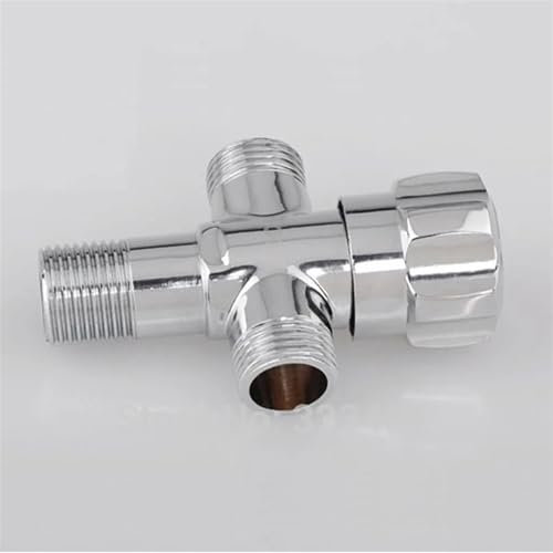 1 Einlass 2 Auslass Bidet WC Winkelventil Messing Dual Wasserauslass Winkel Rückschlagventil 1St