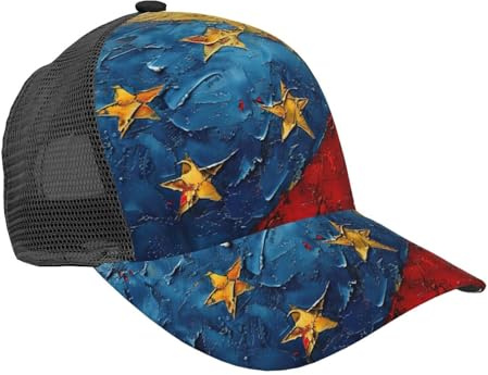 Gorra de béisbol clásica con la bandera de Venezuela para mujer y hombre, gorra de béisbol de verano, hebilla ajustable, Negro -, talla única