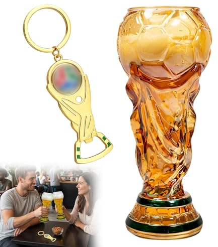 2026 WM Bierglas, 2 Stück World Cup Bierglas Set, 2026 World Cup Motiv, Biergläser, Bierkrug Mit Gravur, Hochwertiges Glas Für Fussballfans Partys Und Geschenke