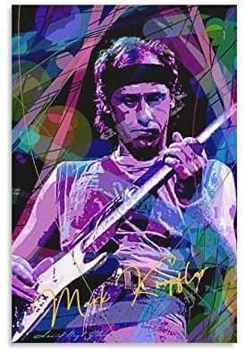 ECGRLNV Leinwand Bedrucken 40 * 60cm Mark Knopfler Tela decorativa Wall Art Soggiorno Poster Camera da letto Senza Cornice