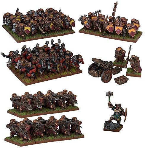 Unbekannt Mantic Games MGKWD110 Zwerg-Armee-Miniaturspiel, Mehrfarbig