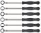 SWNKDG Vergaser Schraubendreher Set Einstellwerkzeug 6Pcs passend für Husqvarna 125 135 136 137 141 142 235 235e 236 236e 240 240e 435 435e 440e von McCulloch Partner Poulan Motorsägen